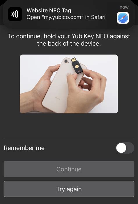 no supported applications for this nfc tag|yubikey not lighting up.